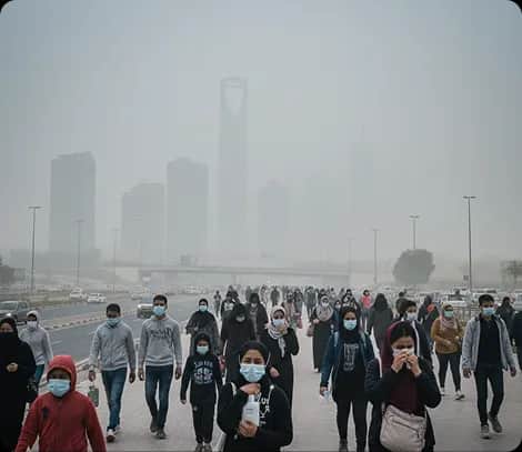 effects pollution visualization